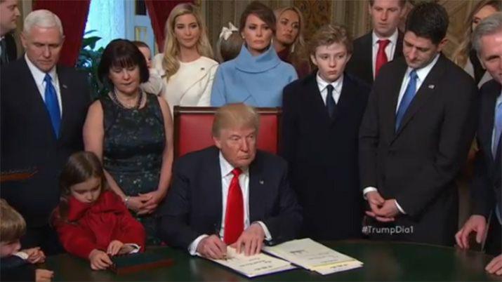 Los primeros decretos de Trump como presidente