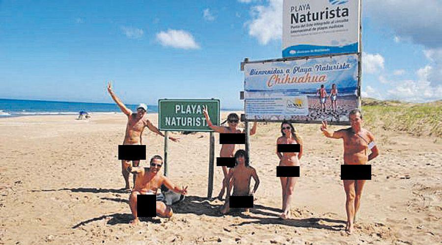 Playa Chihuahua el refugio de los nudistas en Punta del Este