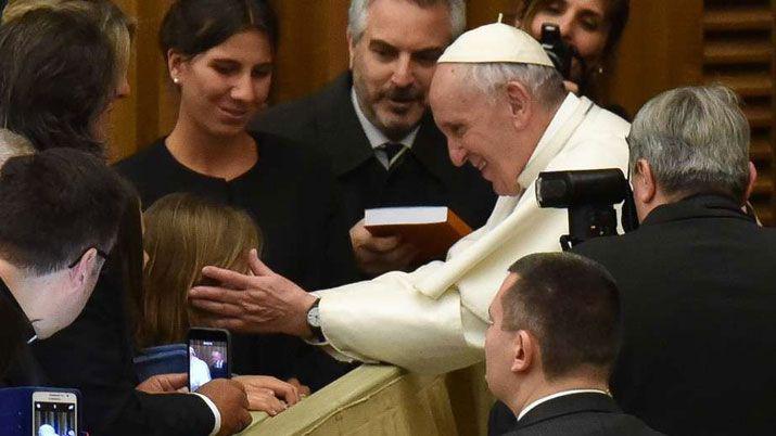 El Papa saludoacute a Arroyo Salgado y a las hijas de Nisman