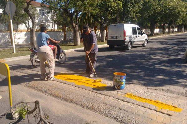 La comuna termense realiza obras de mejoras en calles de varios sectores 