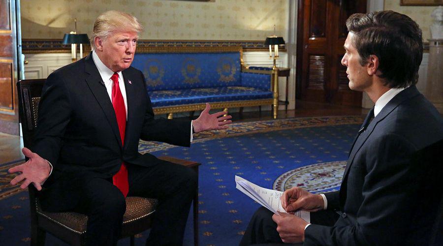 Diez definiciones de la primera entrevista de Trump como presidente