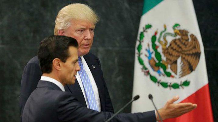 Enrique Peña Nieto y Donald Trump en la �nica reunión que sostuvieron en tiempos de candidatura del actual presidente estadounidense 
