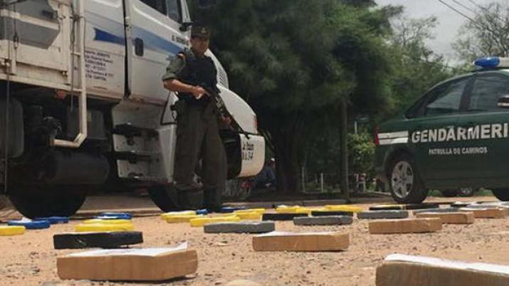 La droga fue incautada por Gendarmería Nacional