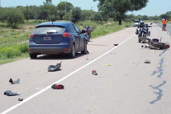 Violento choque sobre la ruta 16 se cobroacute la vida de un nintildeo de 10 antildeos