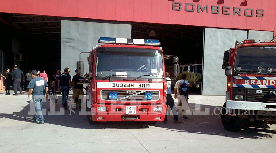 Llegoacute la nueva autobomba al cuartel de Bomberos Voluntarios de Las Termas