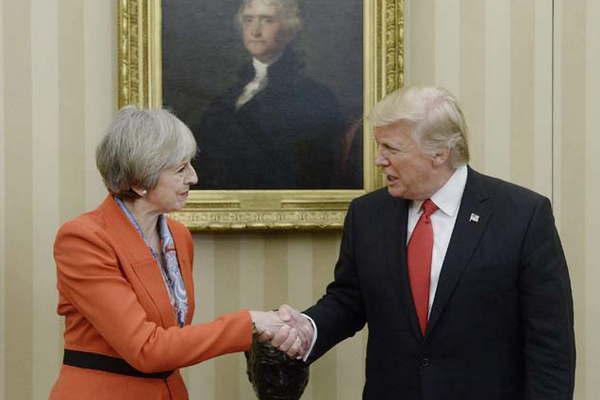 Coincidencias y divergencias entre Trump y May