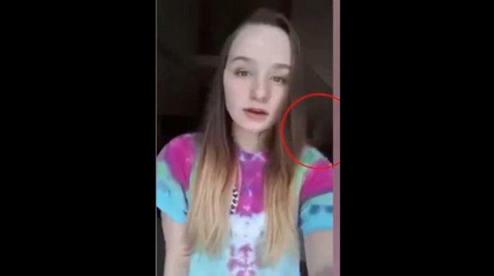 Se filmaba bailando y algo aterrador sucedioacute a sus espaldas