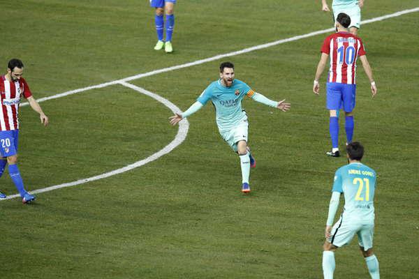 Triunfazo del Barcelona  con un Messi imparable  