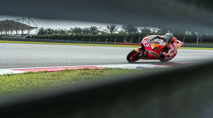 Marc Maacuterquez giroacute 85 vueltas en Sepang
