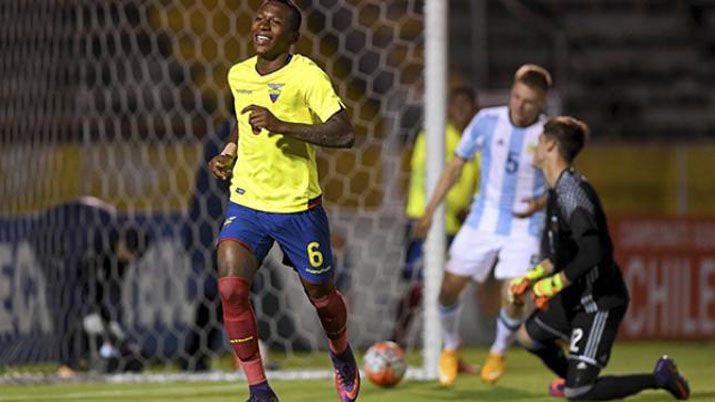 Sub 20- Argentina perdioacute ante Ecuador