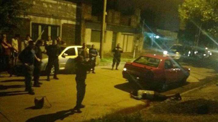 Fuerte operativo anoche en la zona