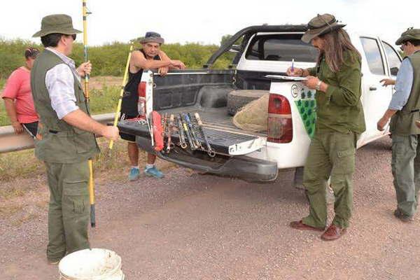 Secuestraron elementos que eran utilizados para pesca y caza furtiva