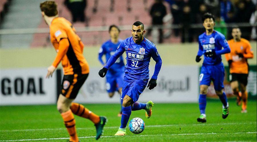 Tevez perdioacute en su debut oficial con el Shanghai Shenhua