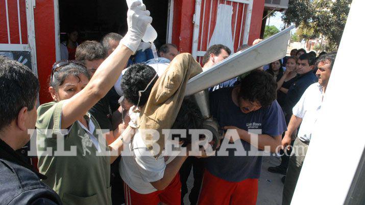 Sebastin López tenía 19 años cuando sufrió el accidente