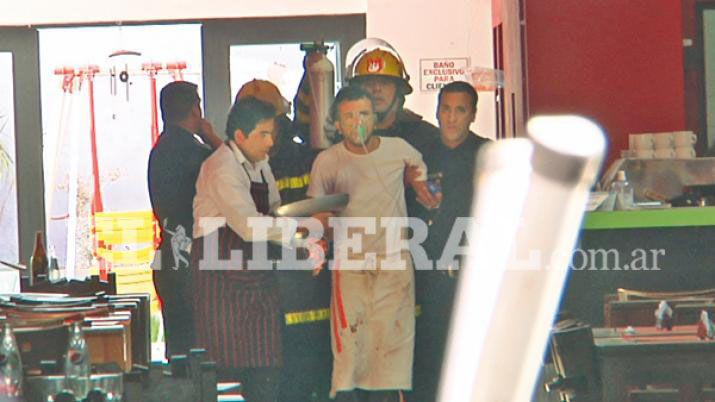 A Eduardo Cisneros le amputaron el miembro superior a la altura del antebrazo