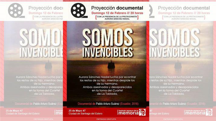 Se proyectar el film Somos Invencibles con la presencia de su protagonista