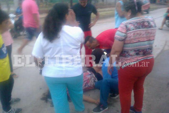 La víctima fue asistida en el Hospital de Añatuya