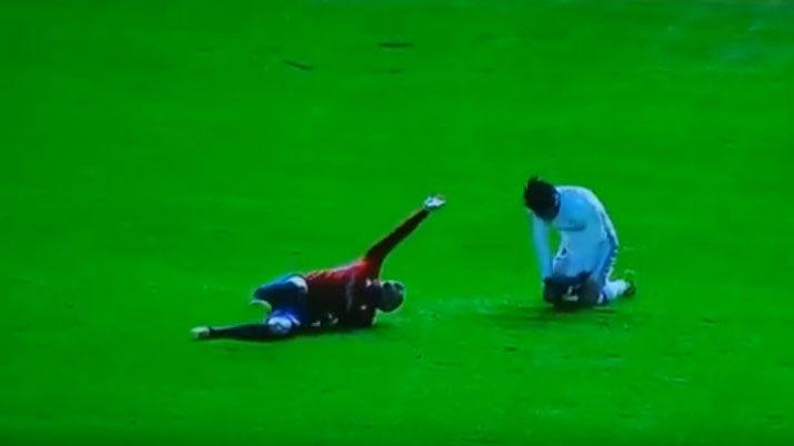 La terrible lesión de Tano Bonnín en el partido del Osasuna y el Madrid