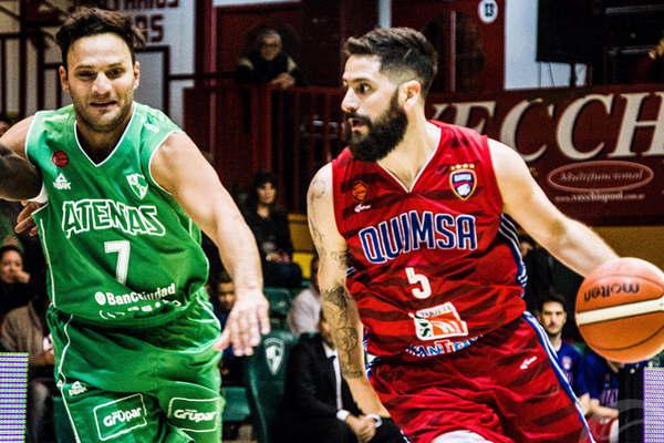 En un dramaacutetico final Quimsa le ganoacute a Atenas en tiempo suplementario
