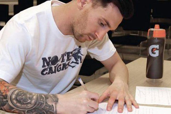 La Fundación Leo Messi donó m�s de cuatro millones de pesos