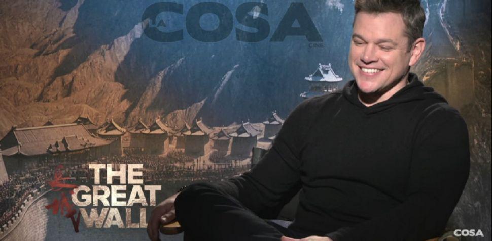 Matt Damon se animoacute a cantar cumbia en una entrevista