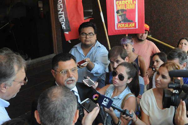 Milani aseguroacute no conocer a Ledo y negoacute viacutenculo alguno con su desaparicioacuten