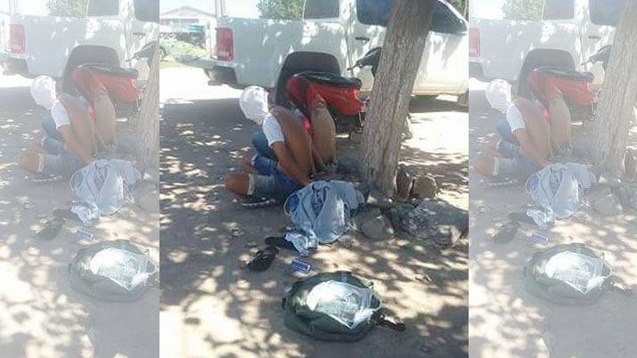 Detuvieron a tres frienses con marihuana en su poder