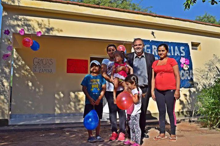 Catorce familias disfrutan de sus módulos habitacionales