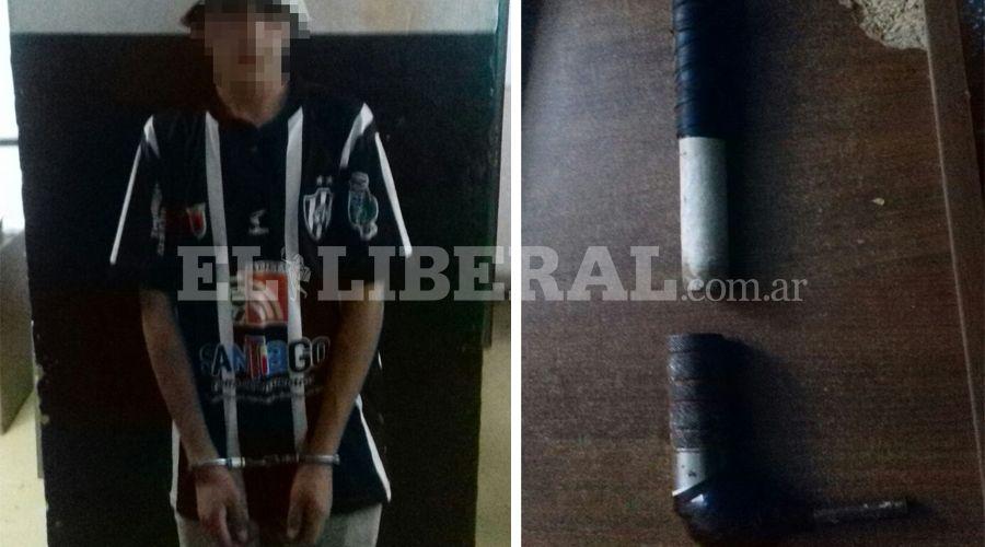 Un menor de 15 antildeos causoacute paacutenico con una tumbera en un partido