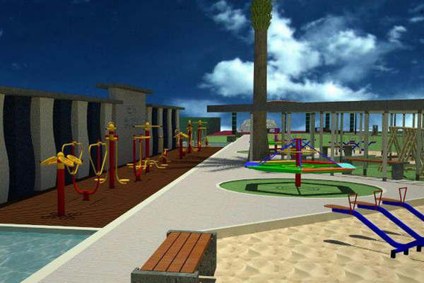 Brindaron detalles de la obra de remodelacioacuten de la plaza Gorostiaga