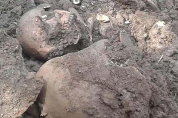 Hallaron restos arqueoloacutegicos humanos en una vereda de Tafiacute del Valle
