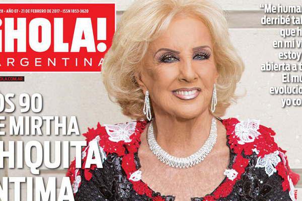 La intimidad de los festejos de los 90 antildeos de Mirtha Legrand en la revista iexclHOLA Argentina