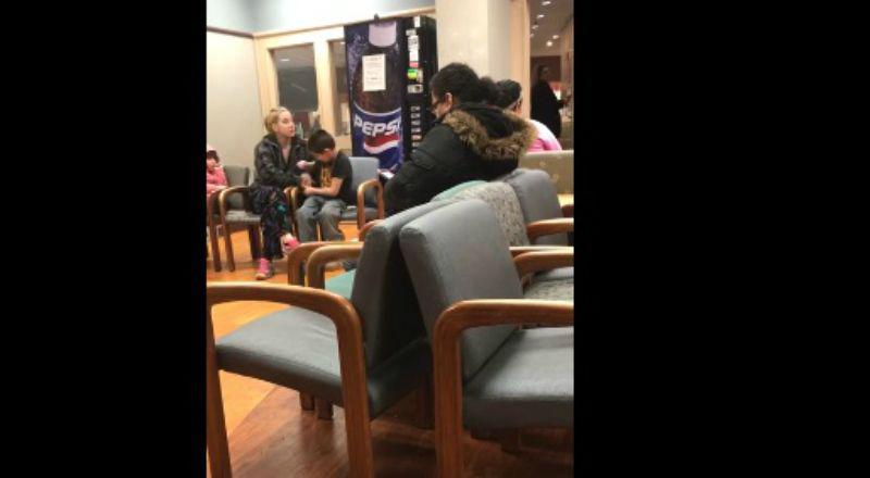 Indignante- El llanto de una madre al ser golpeada por su pequentildeo hijo