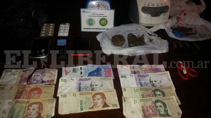 Dos personas detenidas en un operativo antidrogas