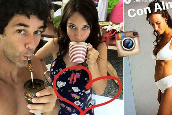 Mariano Martiacutenez estaacute desbordado de amor por la llegada de su futura hija Alma junto a la modelo Camila Cavallo