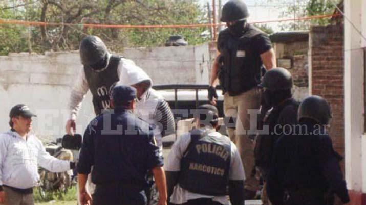 Efectivos de la Dirección Drogas Peligrosas llevaron adelante el operativo