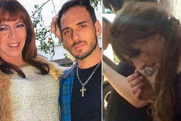 El novio de Lizy TaglianI le roboacute trasvestido con ropa de la actriz