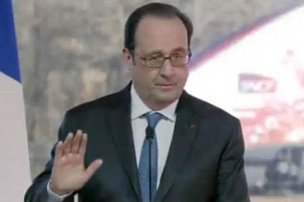 Un disparo accidental provocoacute dos heridos durante discurso de Hollande