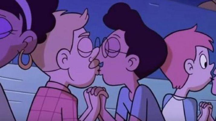 Por primera vez Disney incluyoacute un beso homosexual en sus series animadas