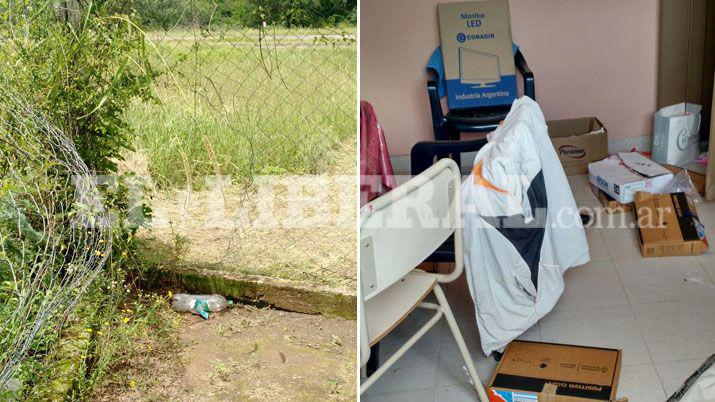 Ladrones desmantelaron la Escuela 823 de Puerta Chiquita