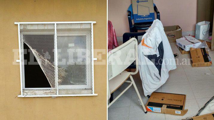 Ladrones desmantelaron la Escuela 823 de Puerta Chiquita