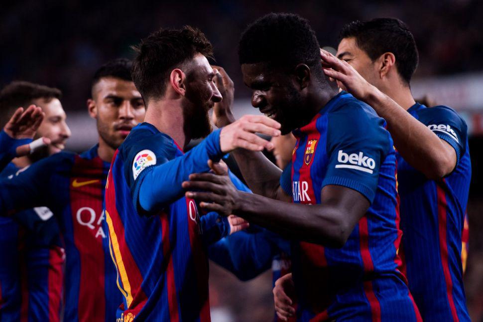 Con un Messi intratable el Barcelona arrasoacute con el Celta de Vigo