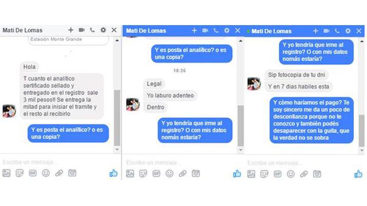Venden tiacutetulos secundarios falsos a traveacutes de Facebook