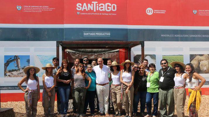 Santiago presente en la Expoagro de San Nicols