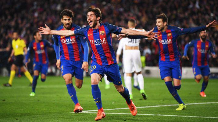 Para verlo mil veces- Miraacute el agoacutenico gol de Sergi Roberto que clasificoacute al Barcelona