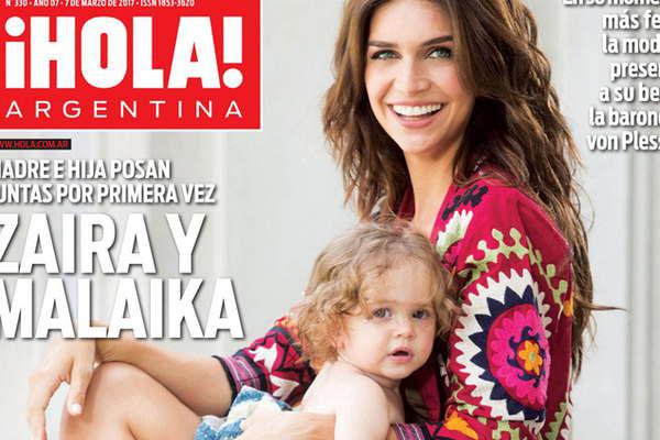 Zaira Nara presenta una dulce produccioacuten con su hija en iexclHOLA Argentina