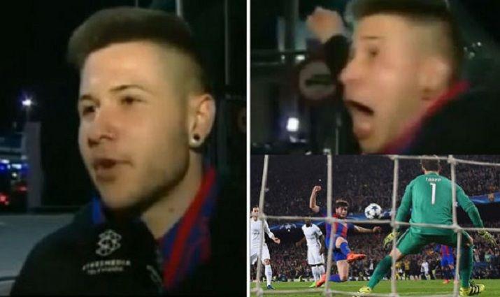 Se fue antes del Camp Nou y escuchoacute el sexto gol del Barcelona afuera del estadio