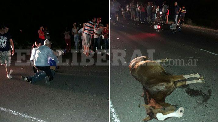 Ruta 211- grave accidente de trnsito dejó dos heridos