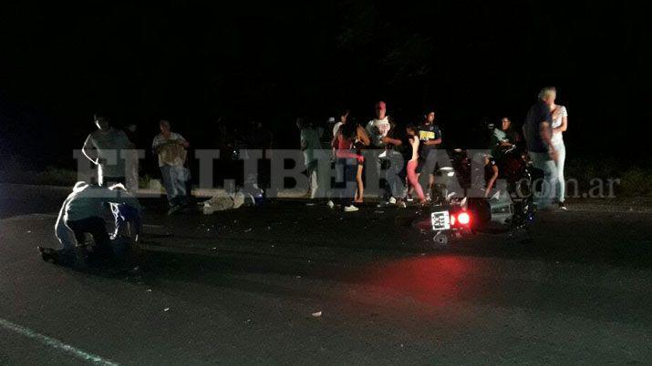 Ruta 211- grave accidente de trnsito dejó dos heridos