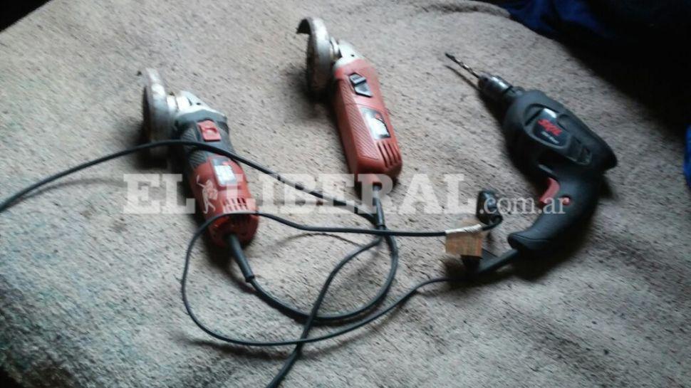 HERRAMIENTAS Los elementos secuestrados sern devueltos a su dueño 